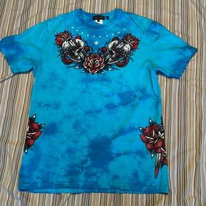 Men’s Skull & Flowers Tee